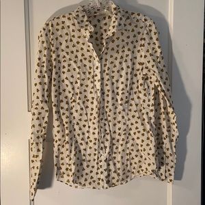 Brooks Brothers Button Up with Shamrocks